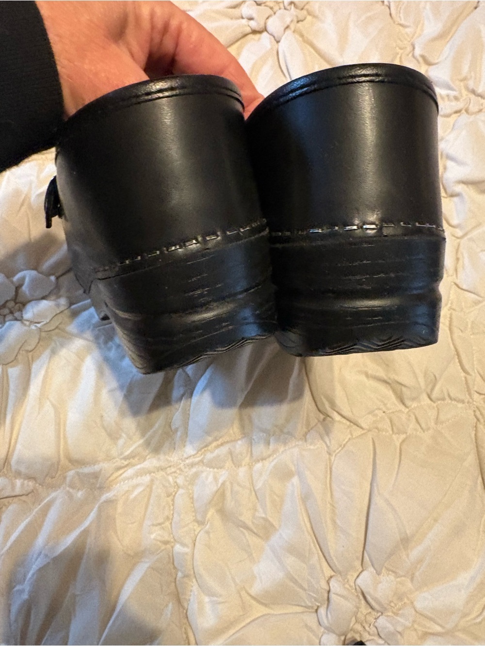 Dansko Black Women’s Mary Jane boho hippie 🌈 ☮️ clogs 39 - Picture 3 of 10